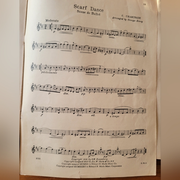 Vintage Antique 1930s Radio City Album Violin Piano Duets Sheet Music 16 Songs - Picture 4 of 8